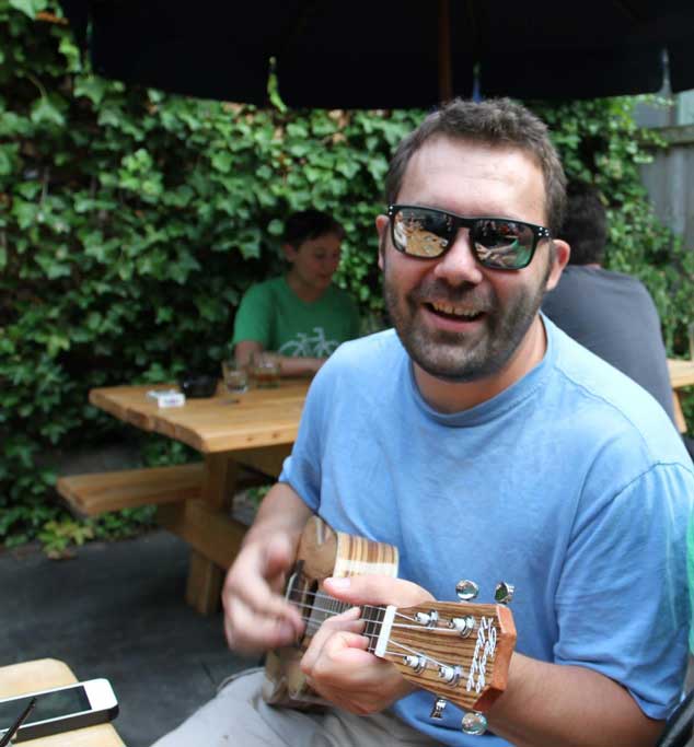Joey Trimmer playing the ukulele so well that for one moment the universe was at peace. It was probably the Fraggle Rock theme.